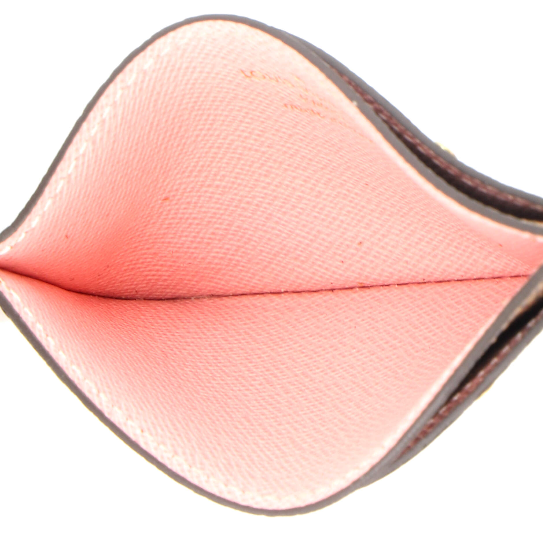 Card Holder Flower Printed Studded Damier