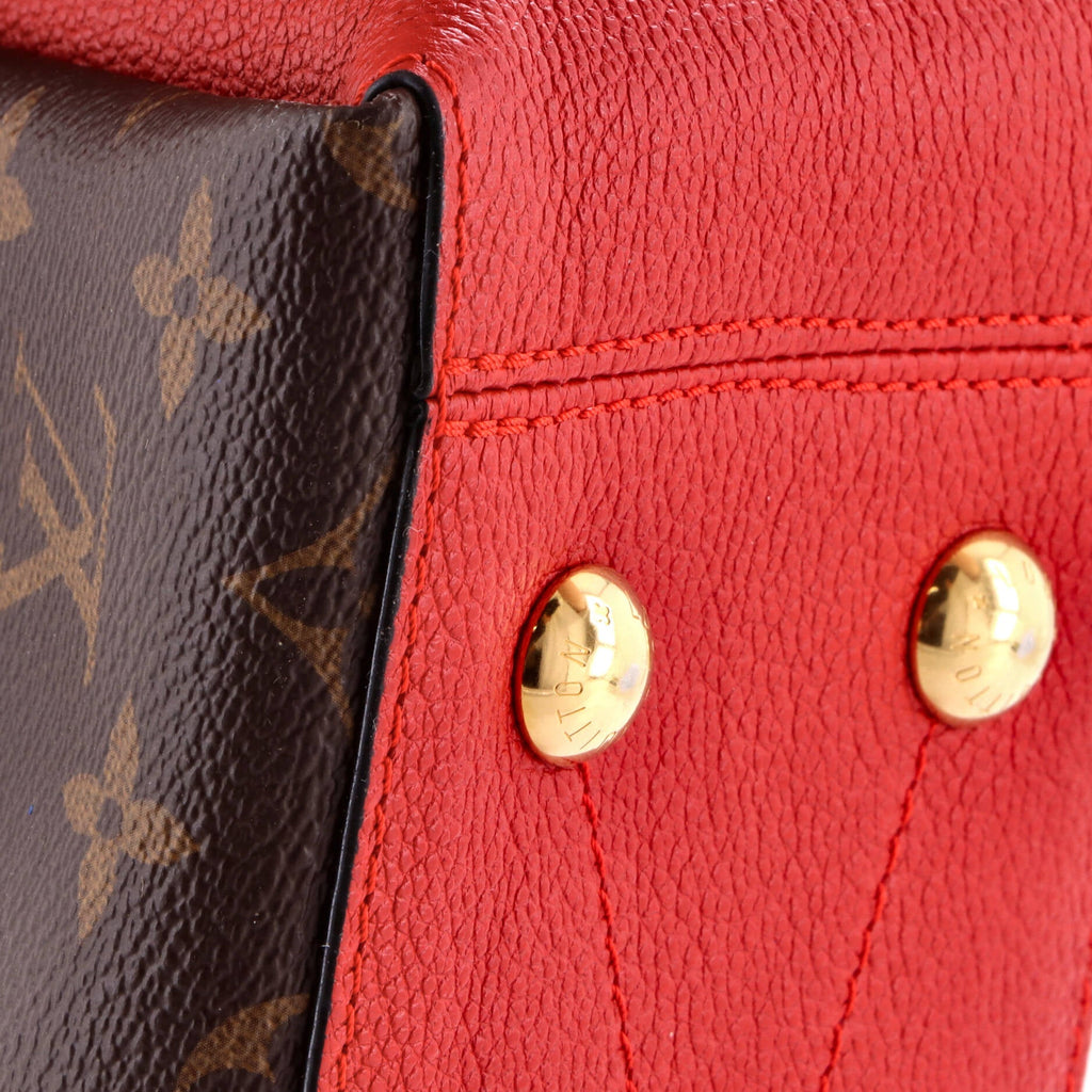 Surene Handbag Monogram Canvas with Leather BB