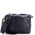 Vintage Triple CC Camera Shoulder Bag Lambskin Medium