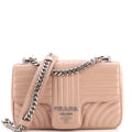 Chain Flap Shoulder Bag Diagramme Quilted Leather Medium