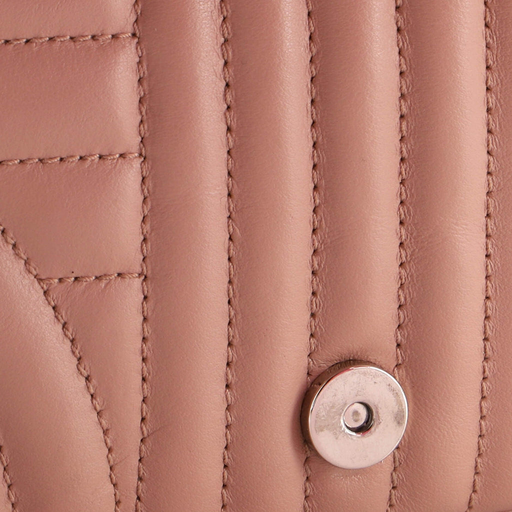 Chain Flap Shoulder Bag Diagramme Quilted Leather Medium