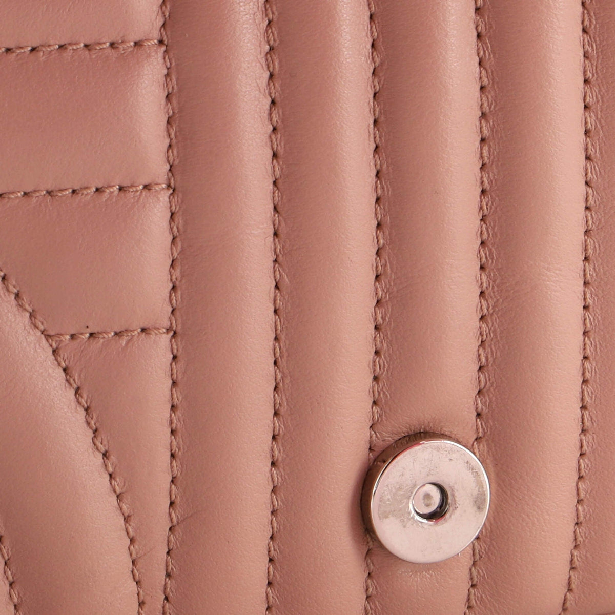 Chain Flap Shoulder Bag Diagramme Quilted Leather Medium