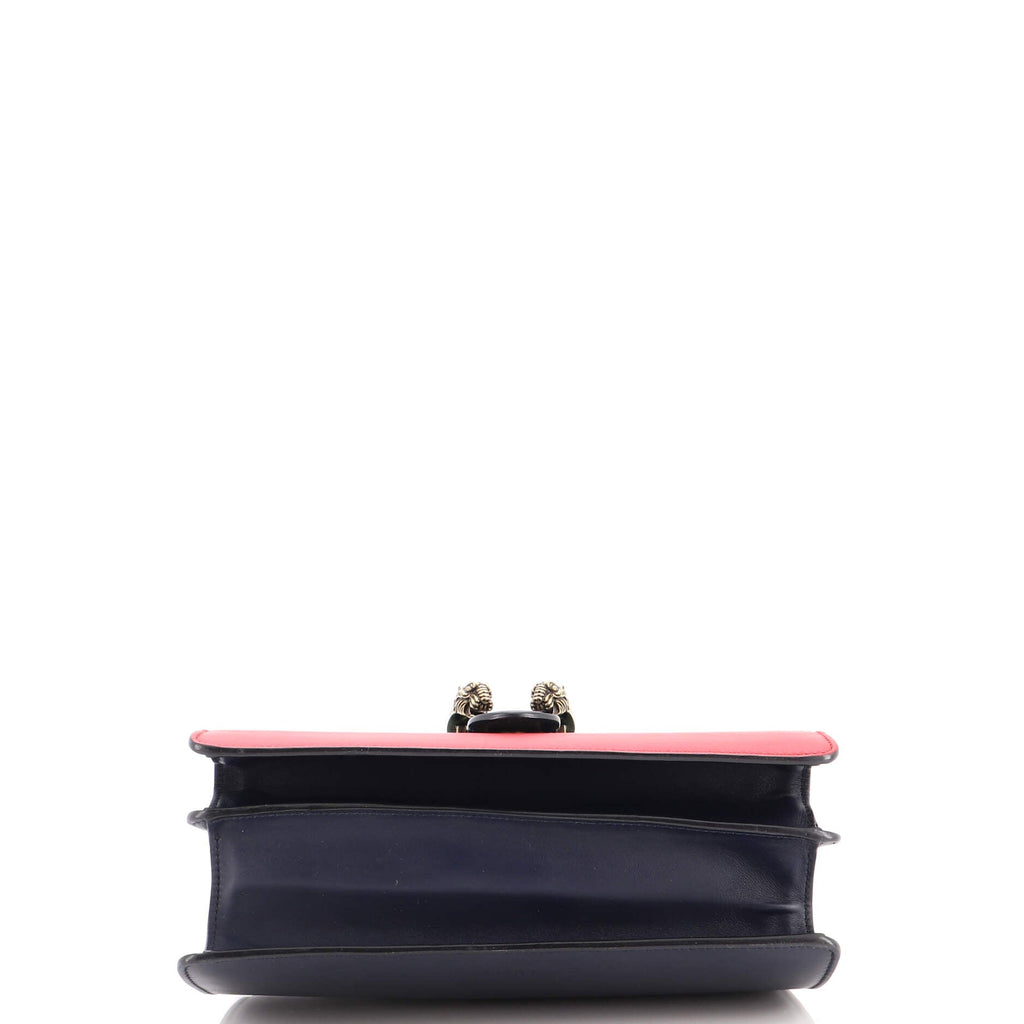 Dionysus Bamboo Top Handle Bag Colorblock Leather Medium