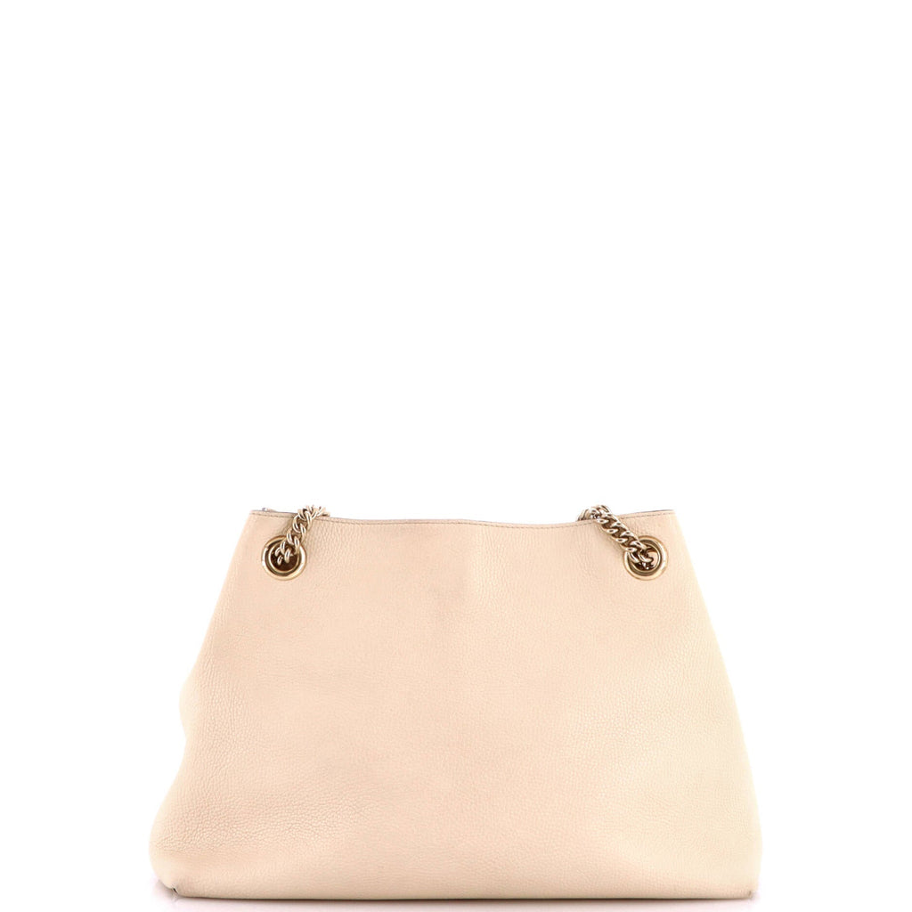 Soho Chain Strap Shoulder Bag Leather Medium