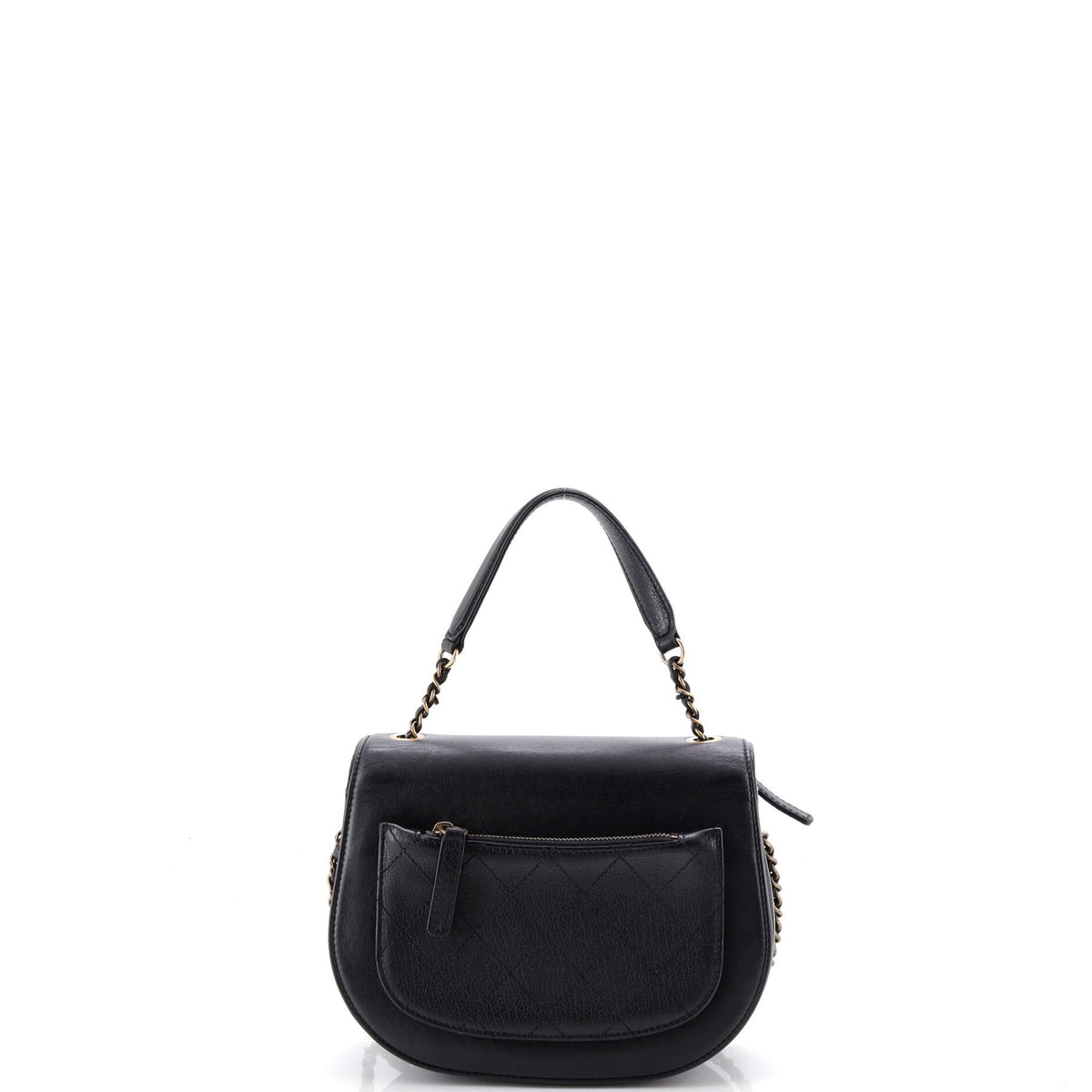 Coco Curve Flap Messenger Calfskin and Quilted Goatskin Small