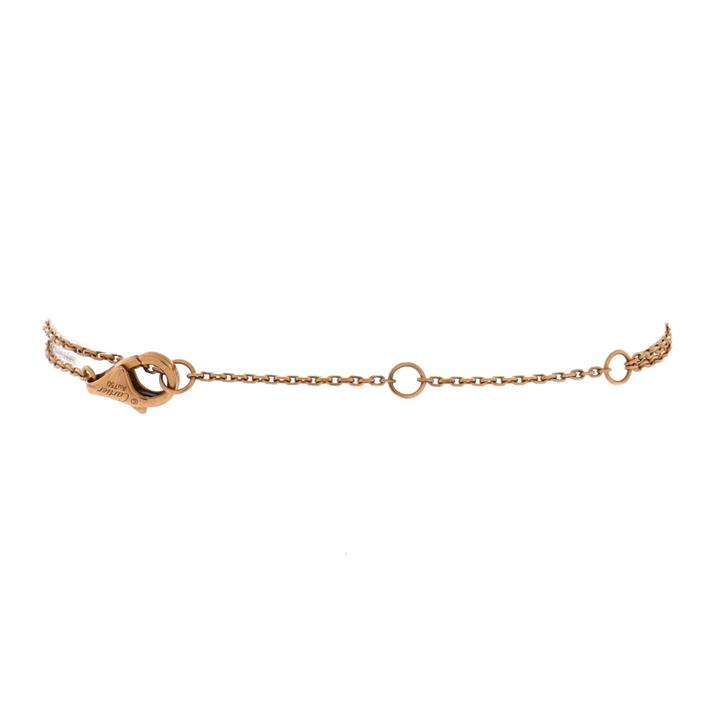 Trinity Chain Bracelet 18K Tricolor Gold