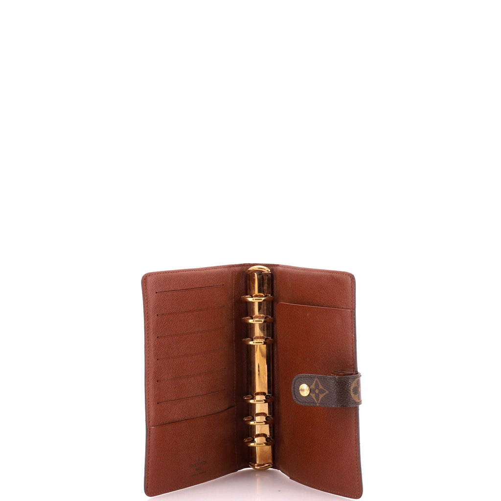 Ring Agenda Cover Monogram Canvas MM