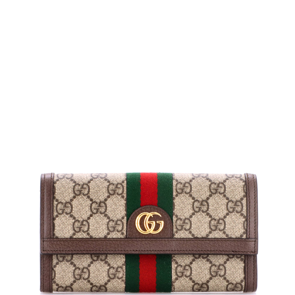 Ophidia Continental Wallet GG Coated Canvas