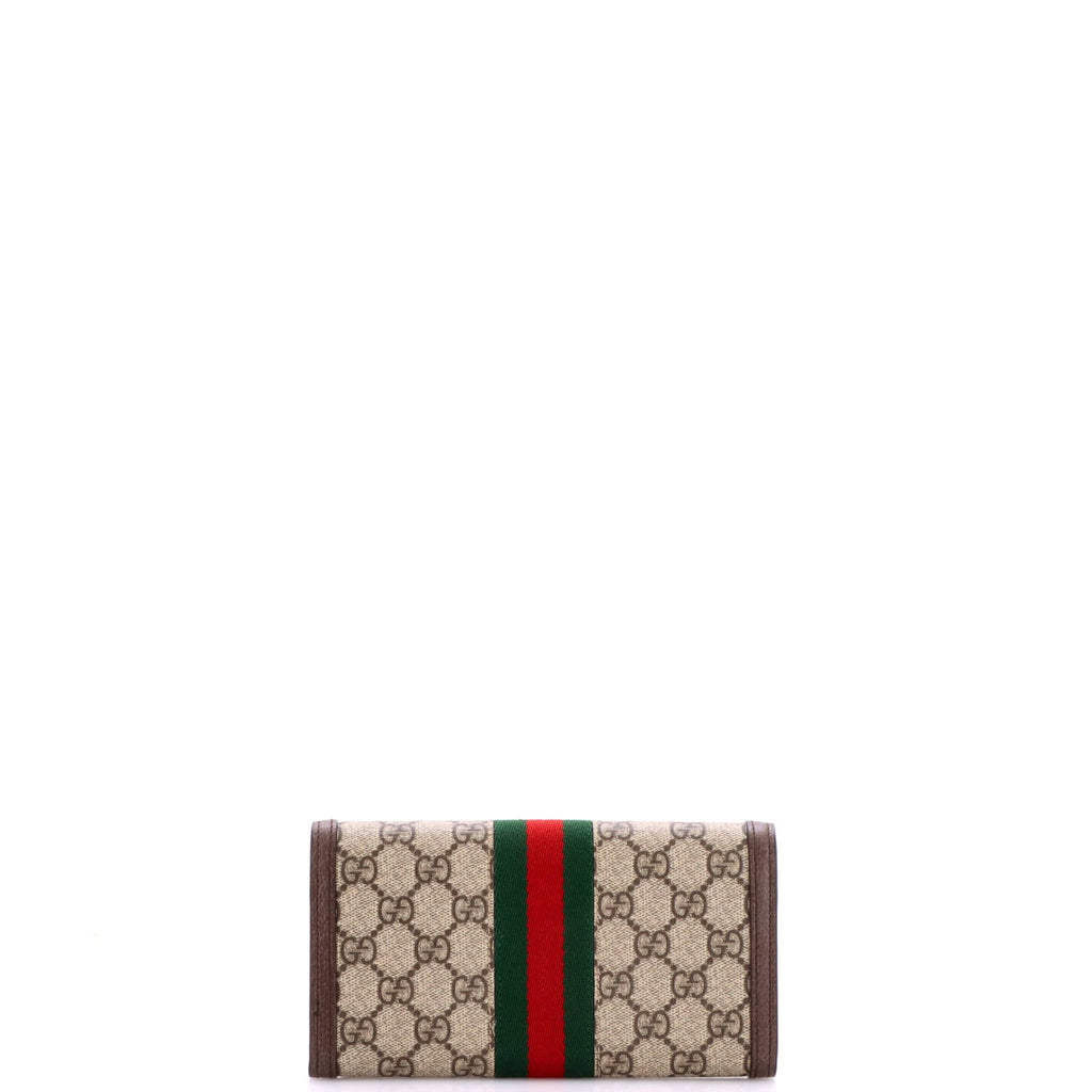 Ophidia Continental Wallet GG Coated Canvas