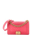 Boy Flap Bag Quilted Calfskin Old Medium