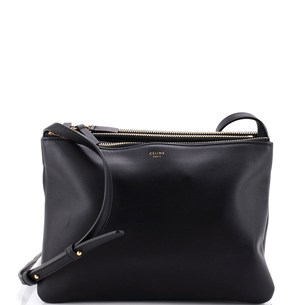 Trio Crossbody Bag Leather Large