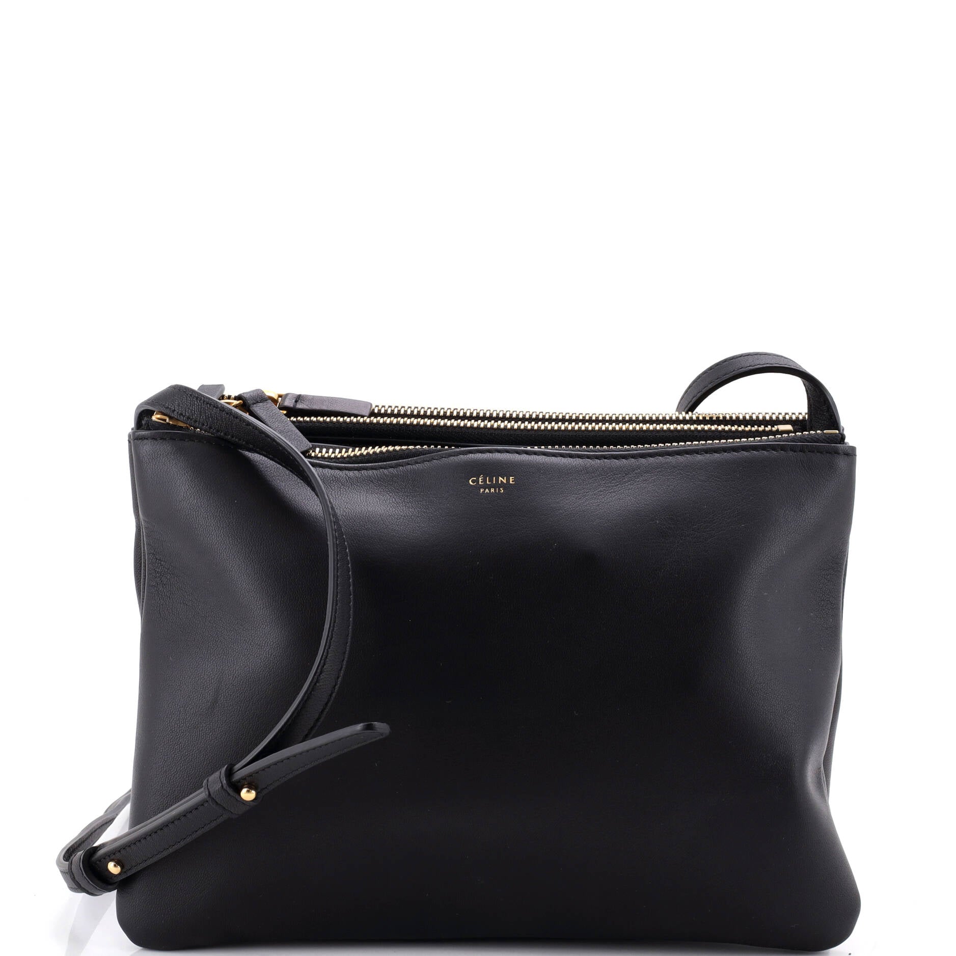 Trio Crossbody Bag Leather Large