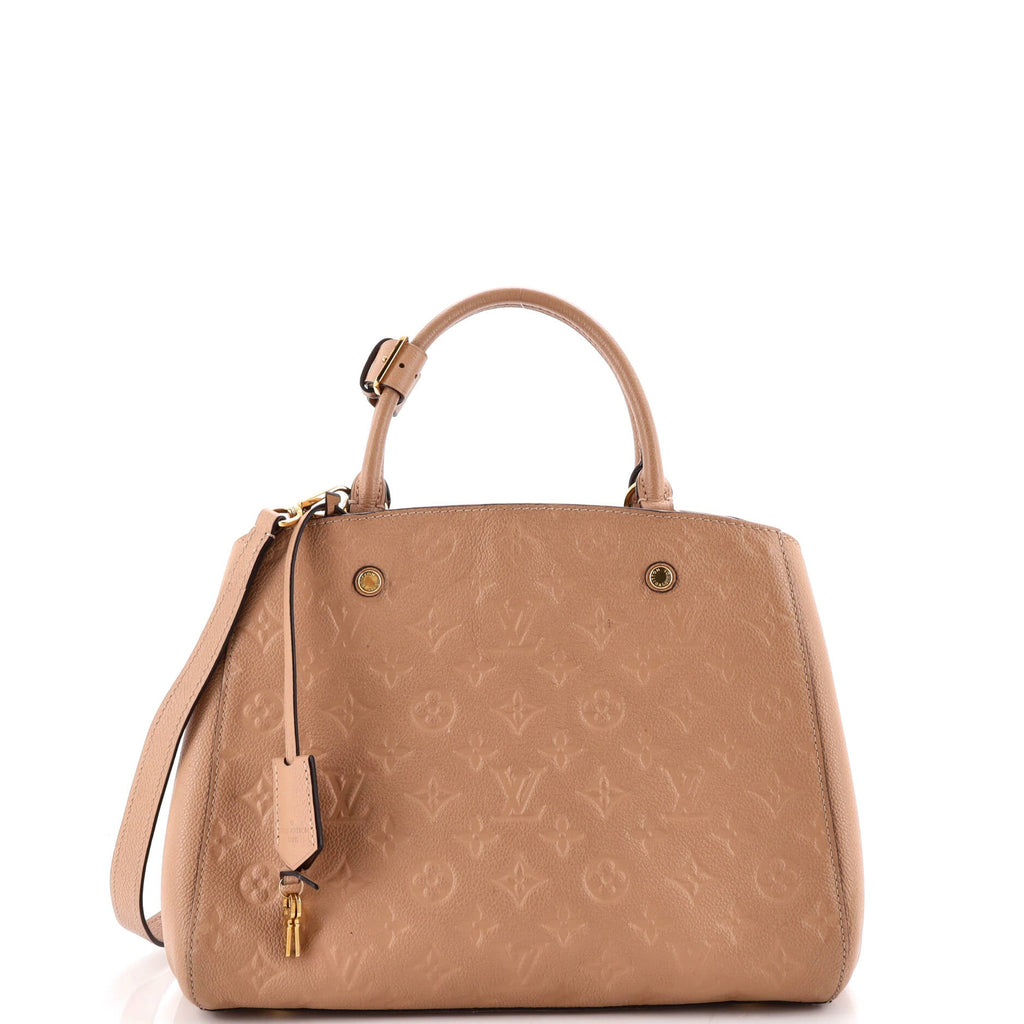 Montaigne Handbag Monogram Empreinte Leather MM