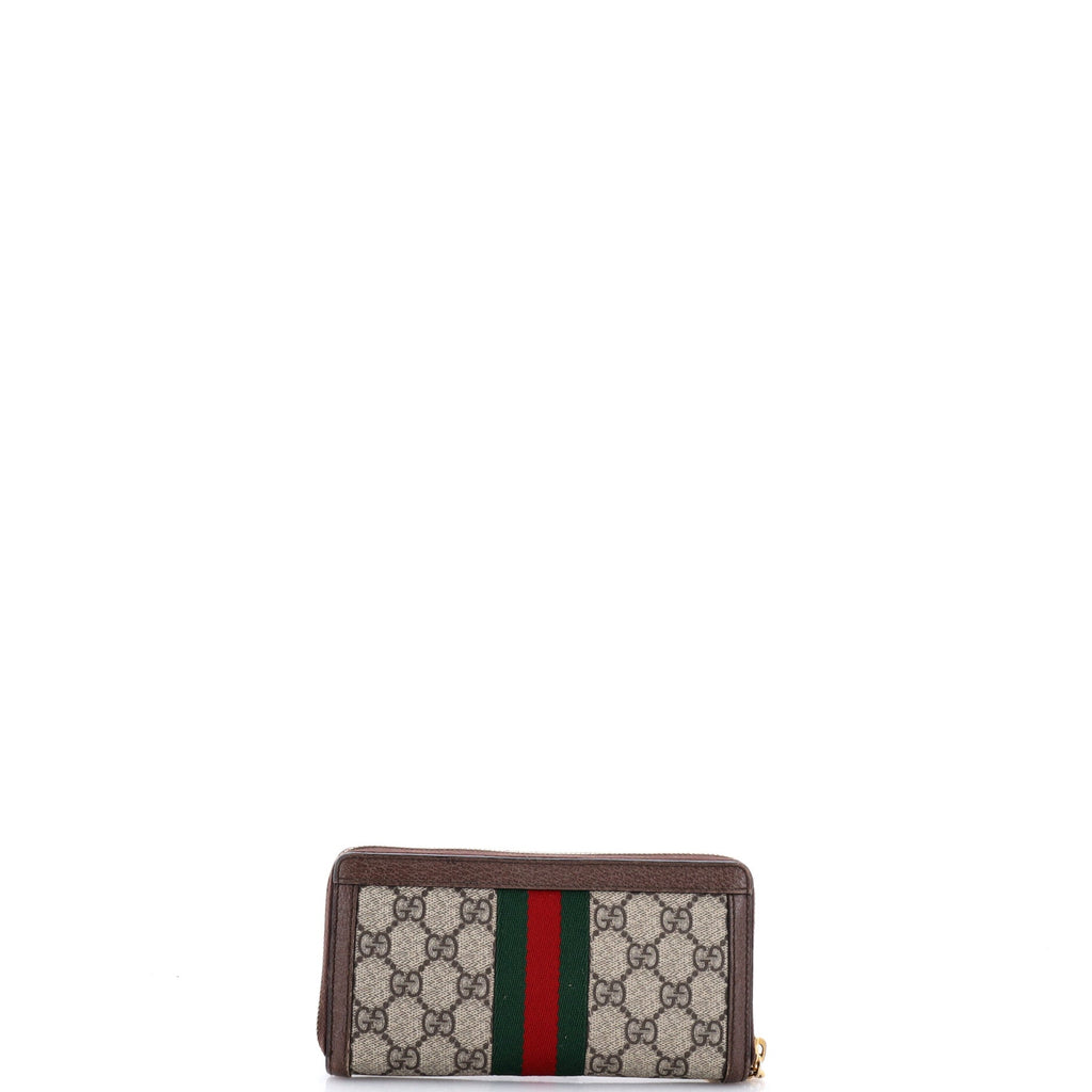 Ophidia Zip Around Wallet GG Coated Canvas