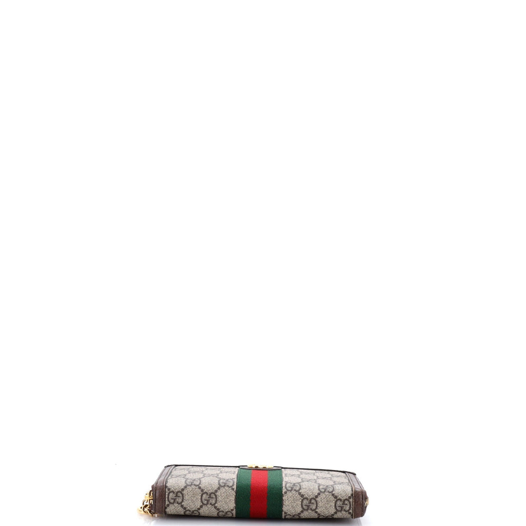 Ophidia Zip Around Wallet GG Coated Canvas