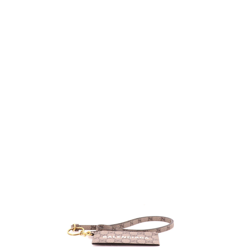 x Balenciaga The Hacker Project Zip Card Case with Strap GG Coated Canvas