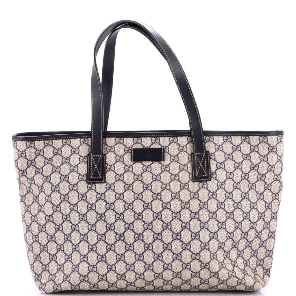 Plus Tote GG Coated Canvas with Leather Medium