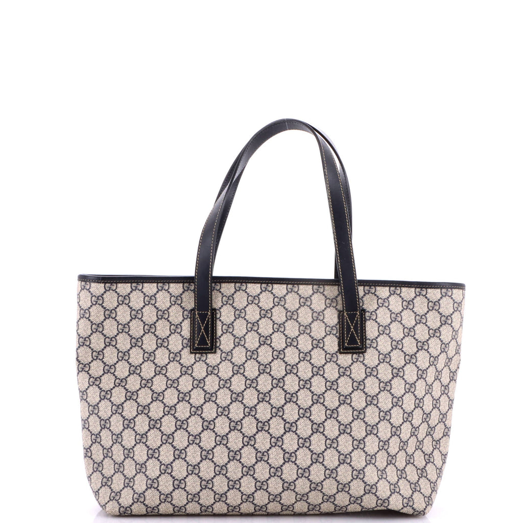 Plus Tote GG Coated Canvas with Leather Medium