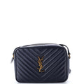 Lou Camera Bag Matelasse Chevron Leather Small