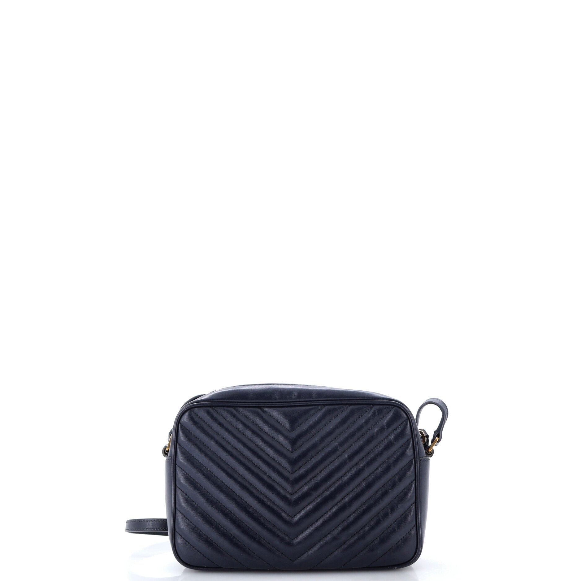 Lou Camera Bag Matelasse Chevron Leather Small