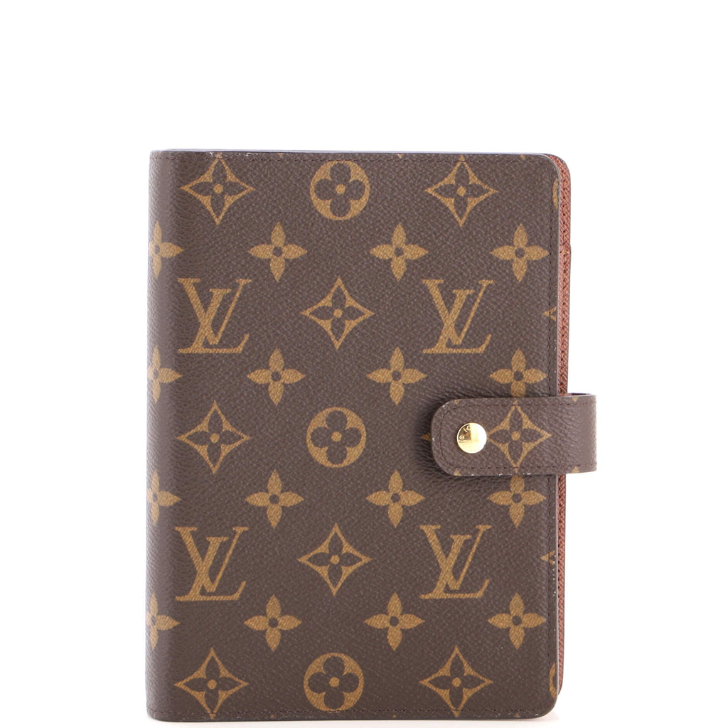 Ring Agenda Cover Monogram Canvas MM
