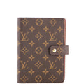 Ring Agenda Cover Monogram Canvas MM