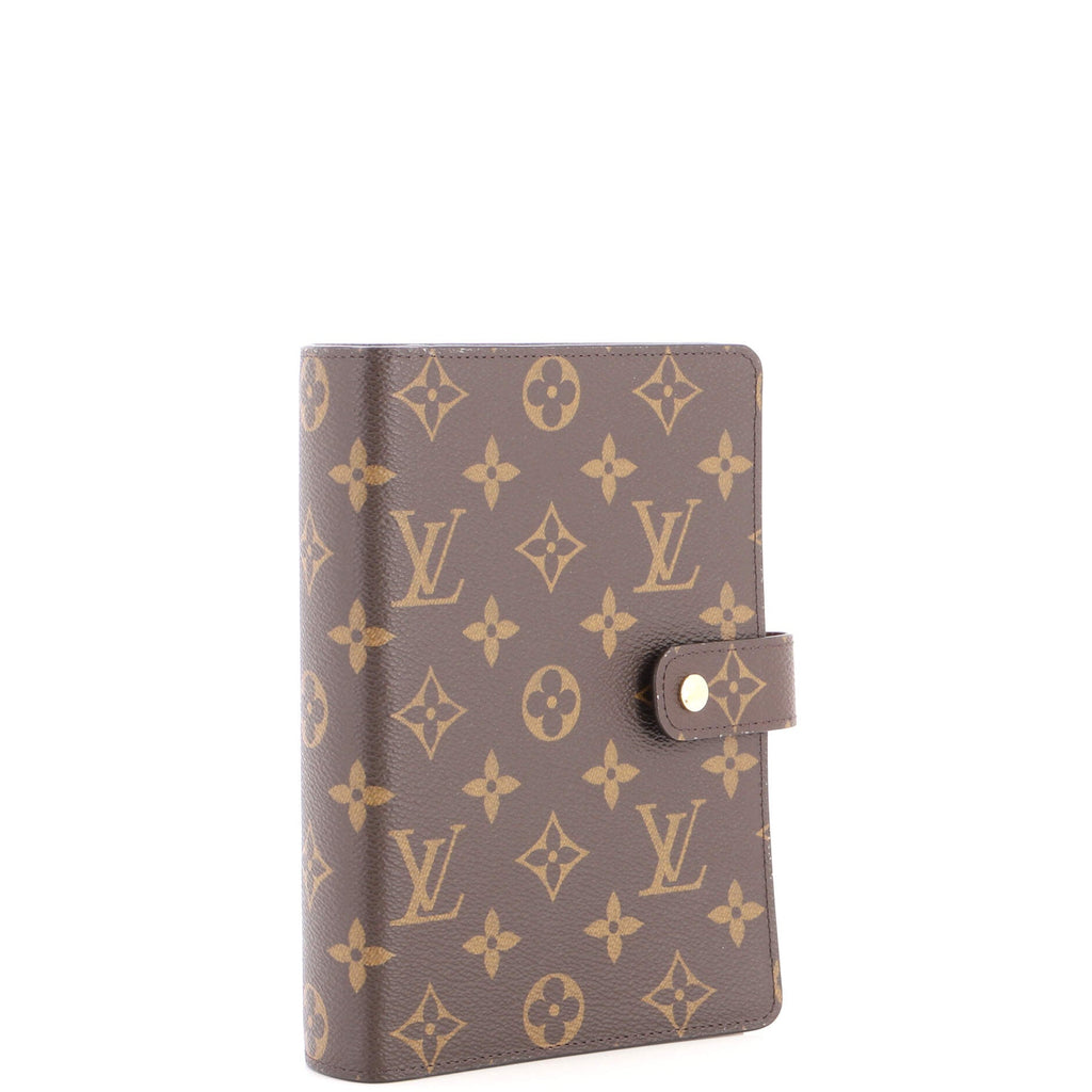 Ring Agenda Cover Monogram Canvas MM