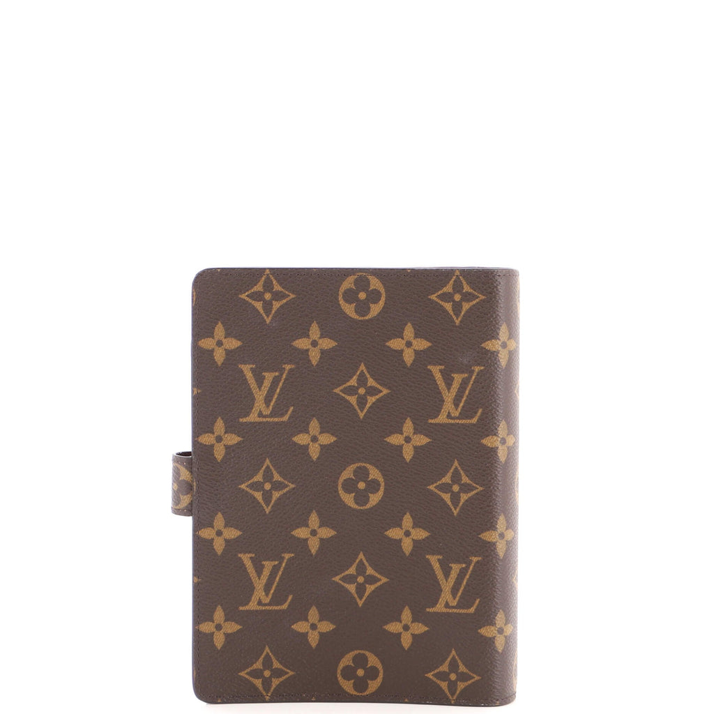 Ring Agenda Cover Monogram Canvas MM