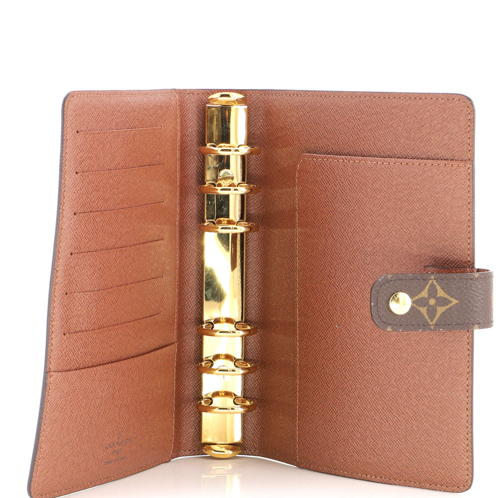 Ring Agenda Cover Monogram Canvas MM