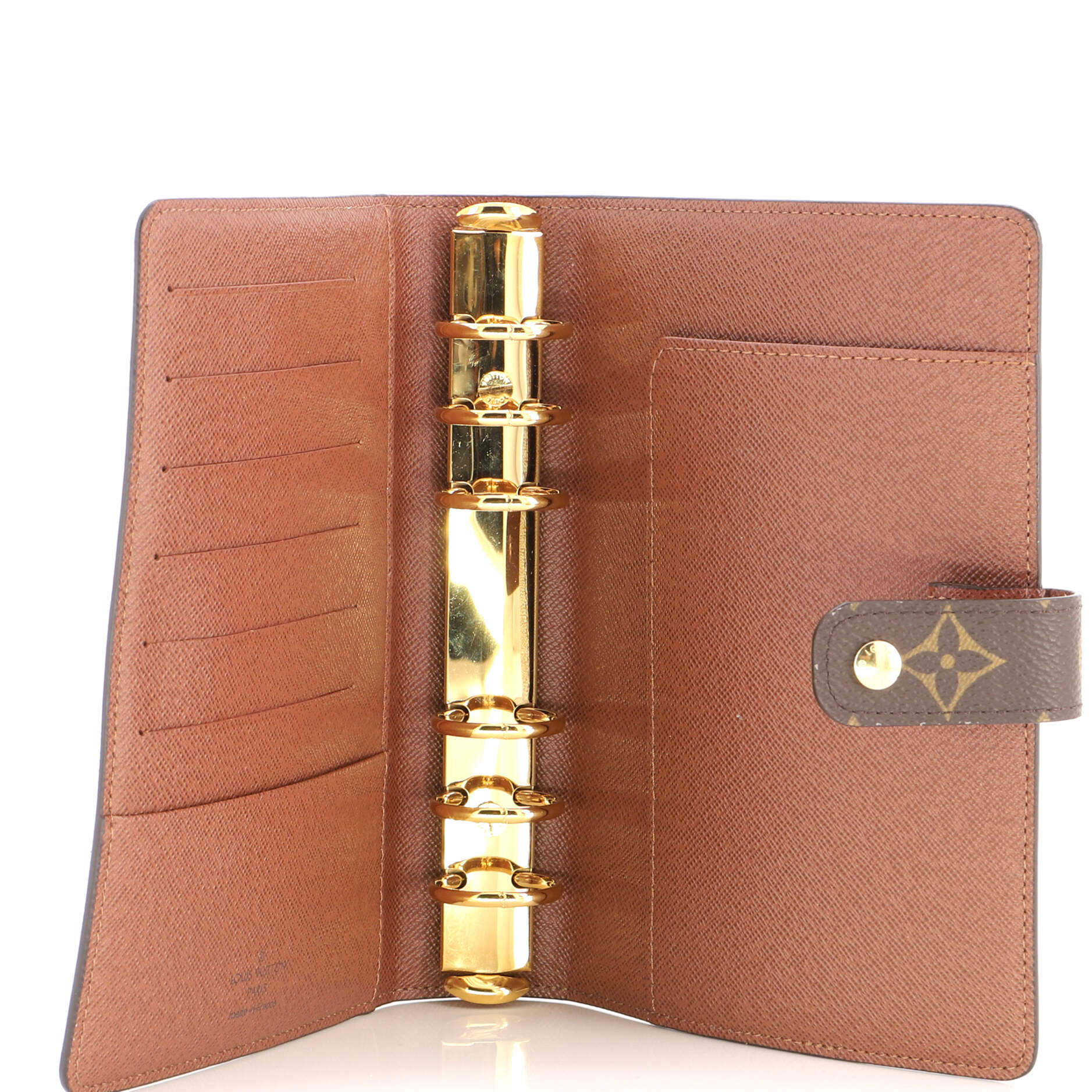 Ring Agenda Cover Monogram Canvas MM