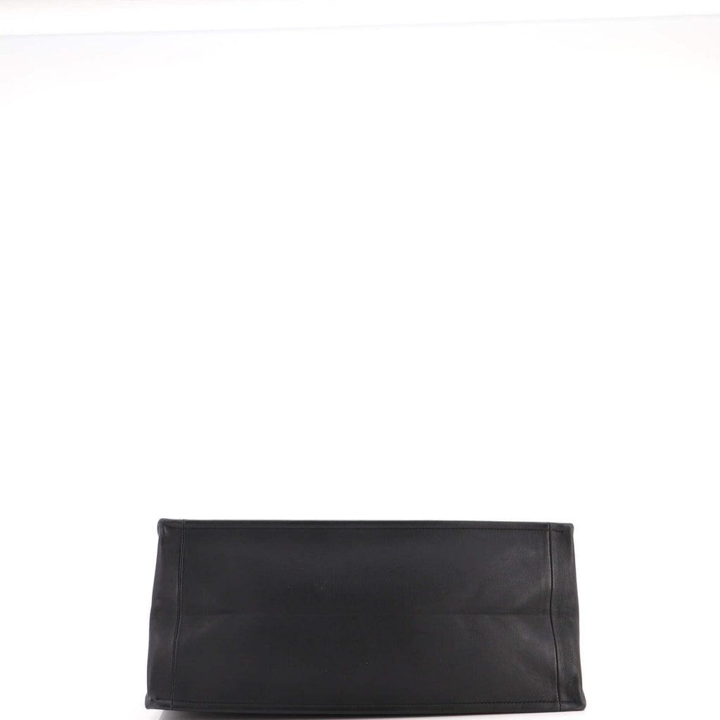 Book Tote Printed Leather Large