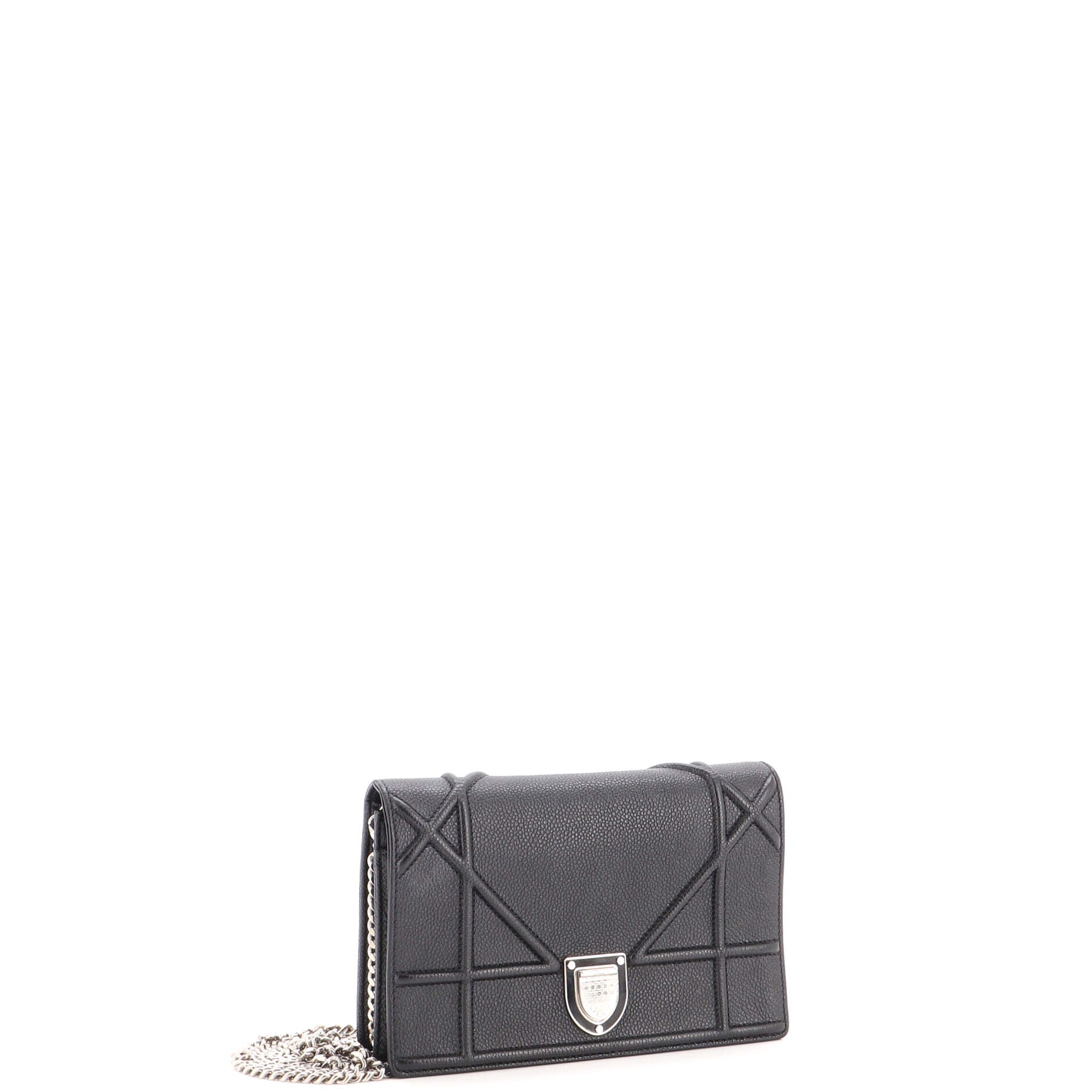 Diorama Wallet on Chain Leather