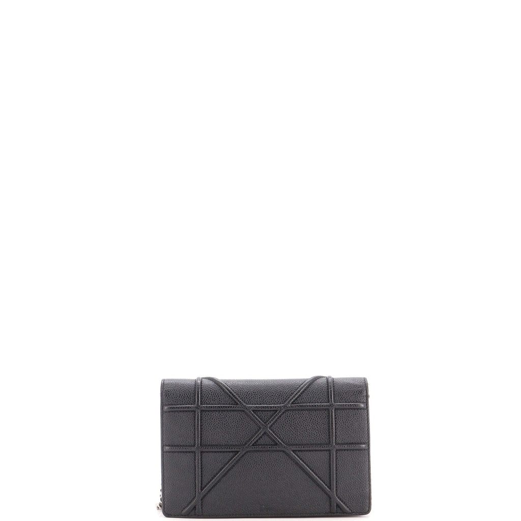 Diorama Wallet on Chain Leather