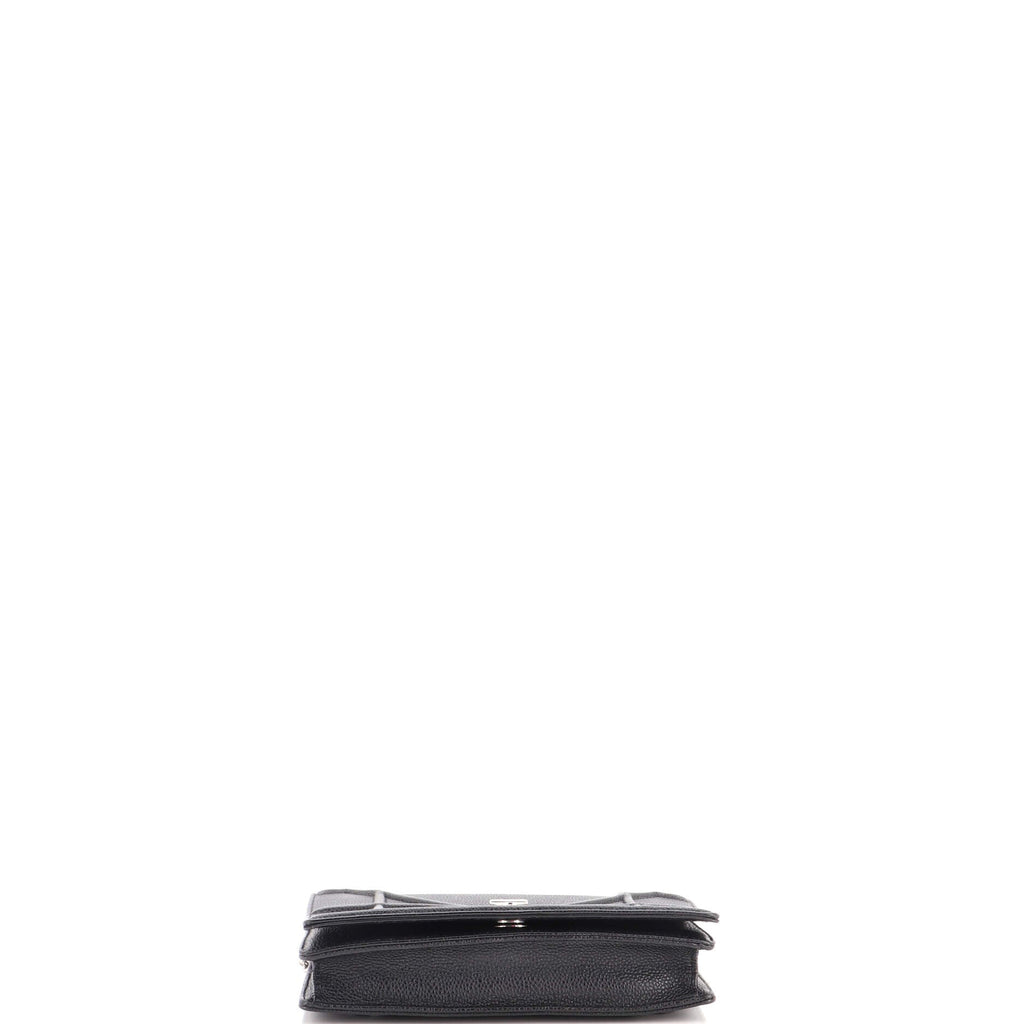Diorama Wallet on Chain Leather