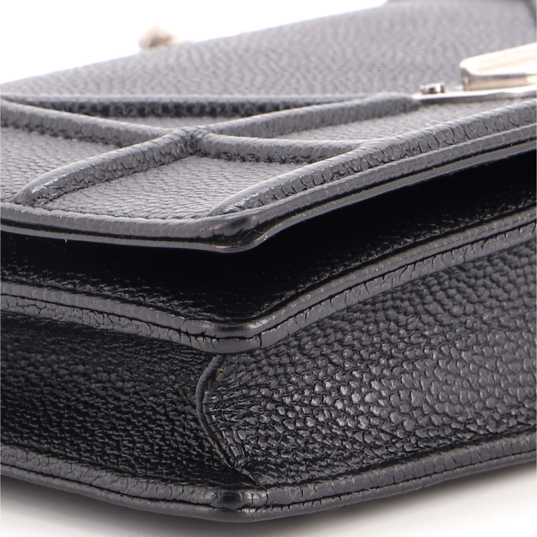Diorama Wallet on Chain Leather