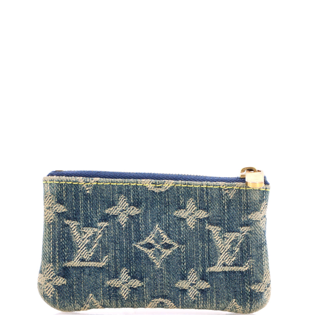 Key Pouch Monogram Denim