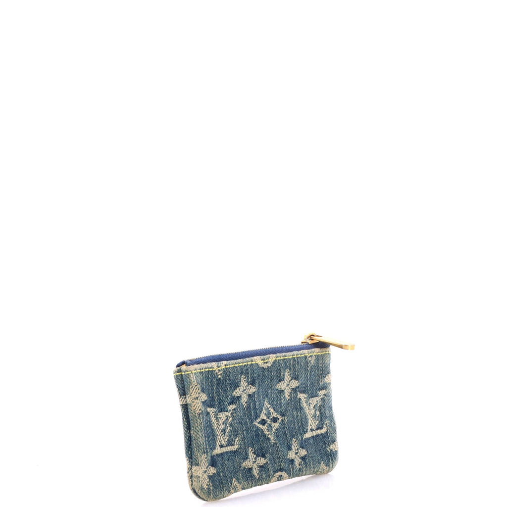 Key Pouch Monogram Denim