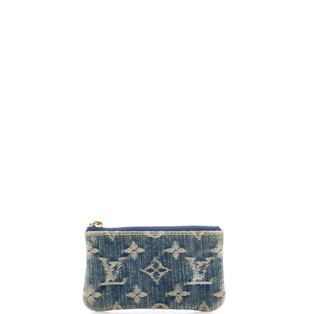 Key Pouch Monogram Denim