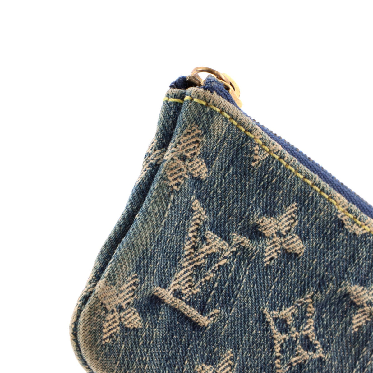 Key Pouch Monogram Denim