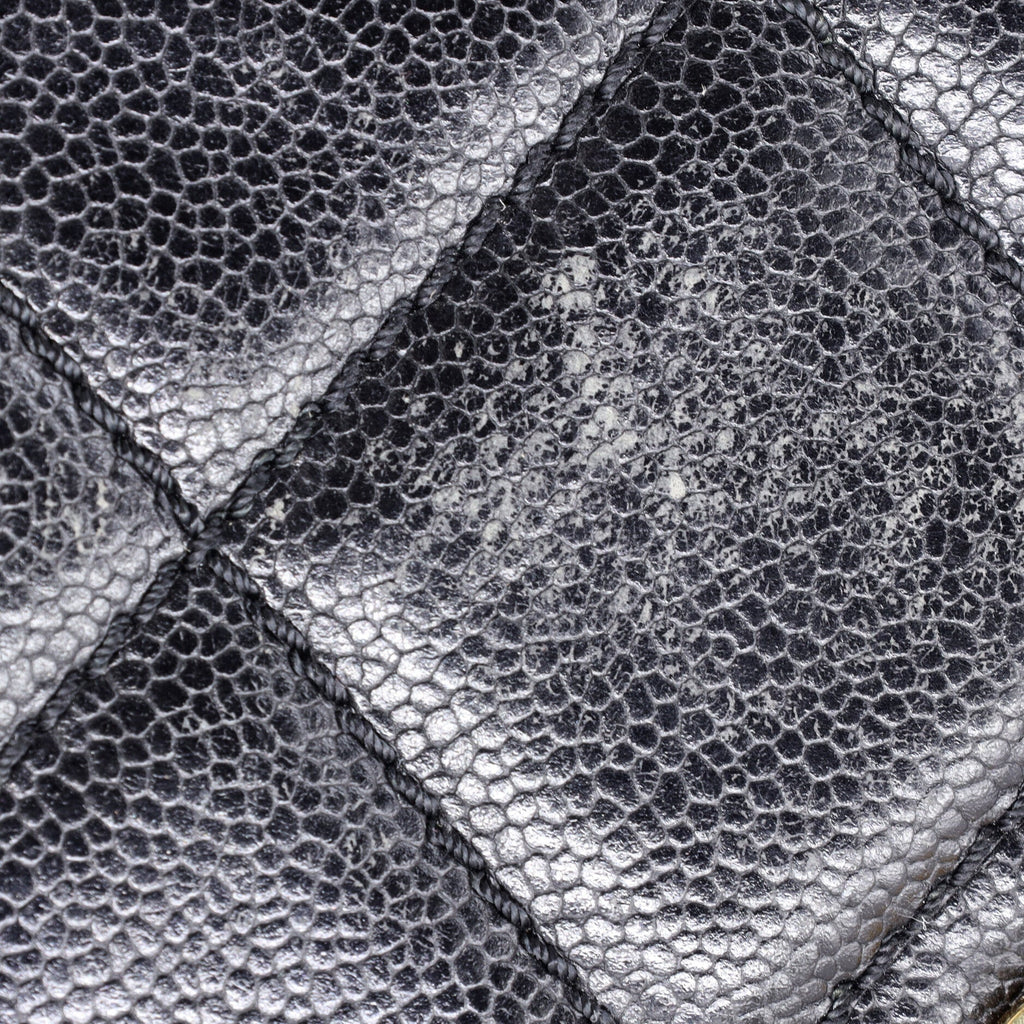 Vintage Front Pocket Shoulder Bag Quilted Lambskin Large