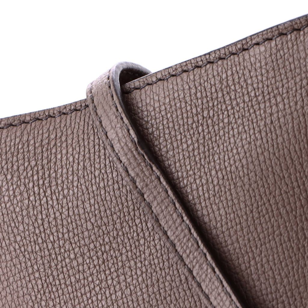 Macken Crossbody Bag Leather and House Check Canvas Small