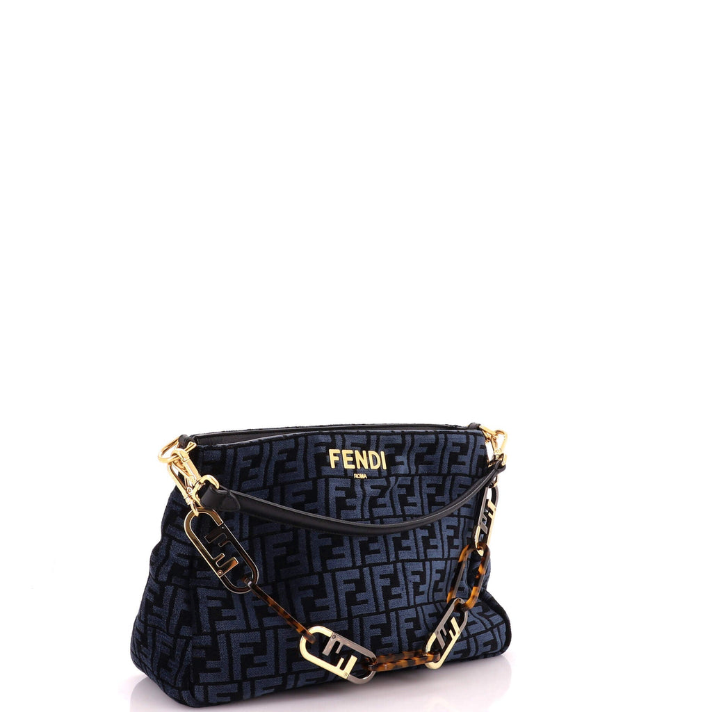 O'Lock Zip Shoulder Bag Zucca Chenille