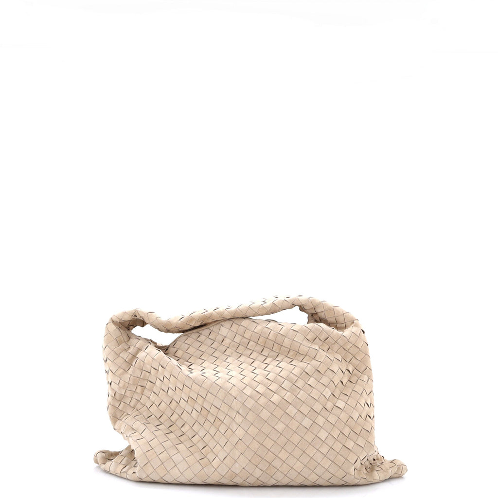 Hop Hobo Intrecciato Suede Large