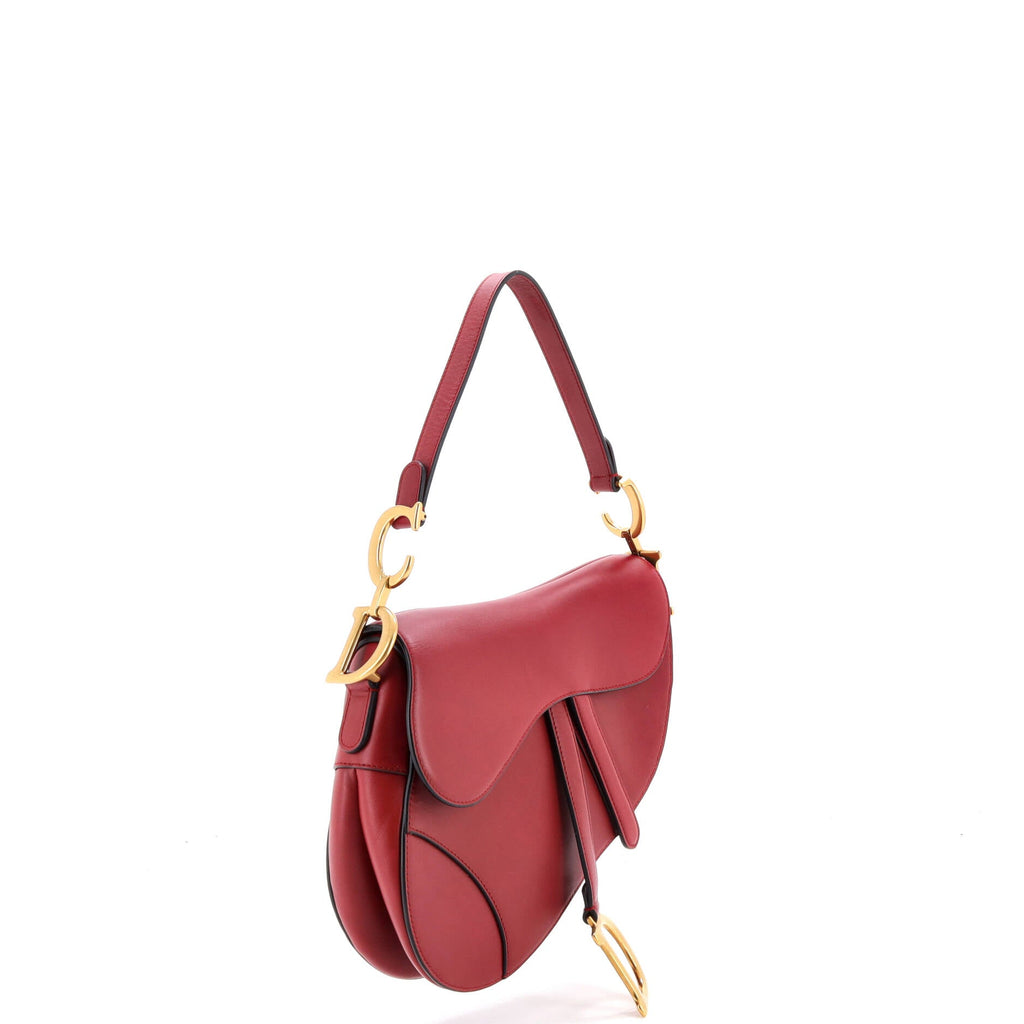 Saddle Handbag Leather Medium