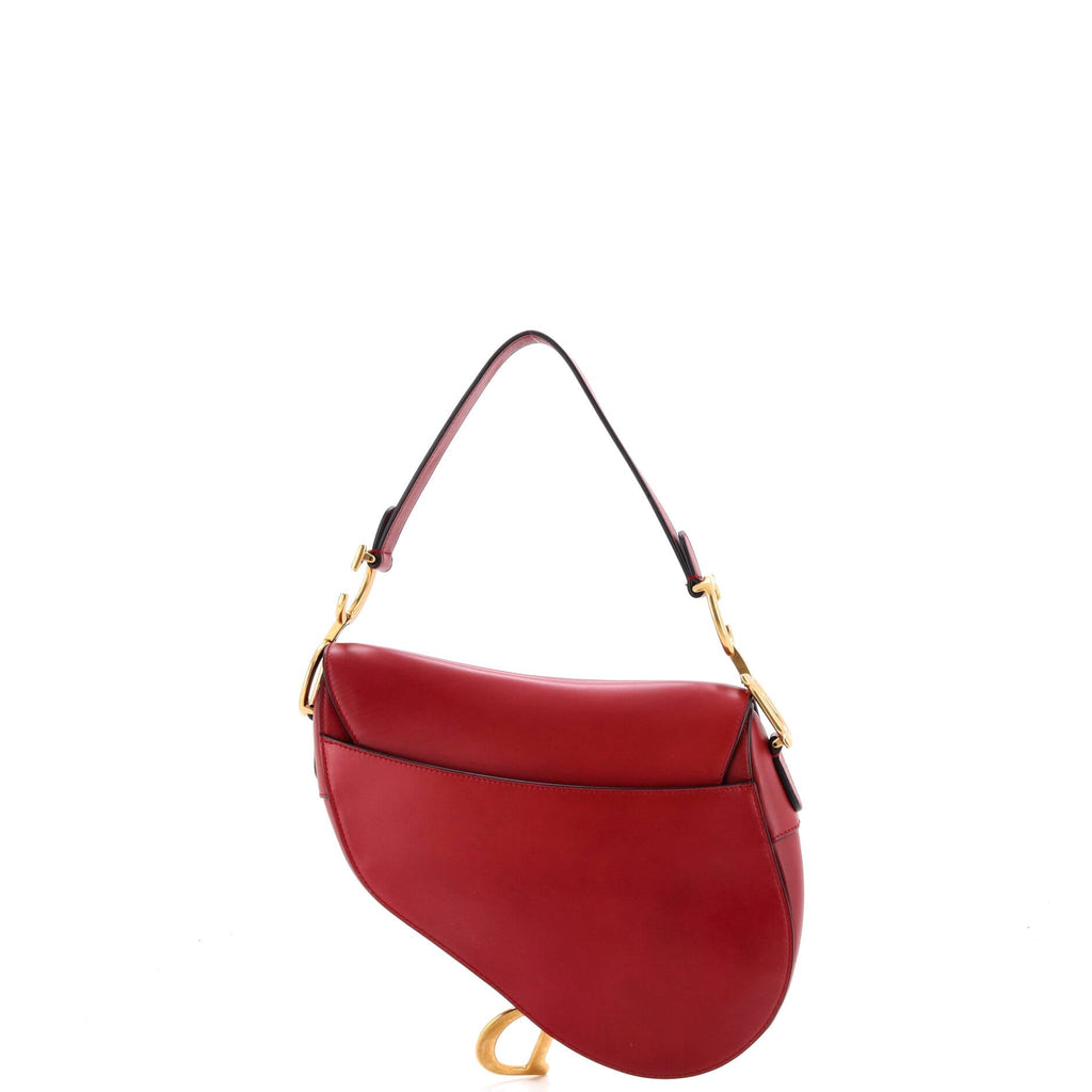 Saddle Handbag Leather Medium
