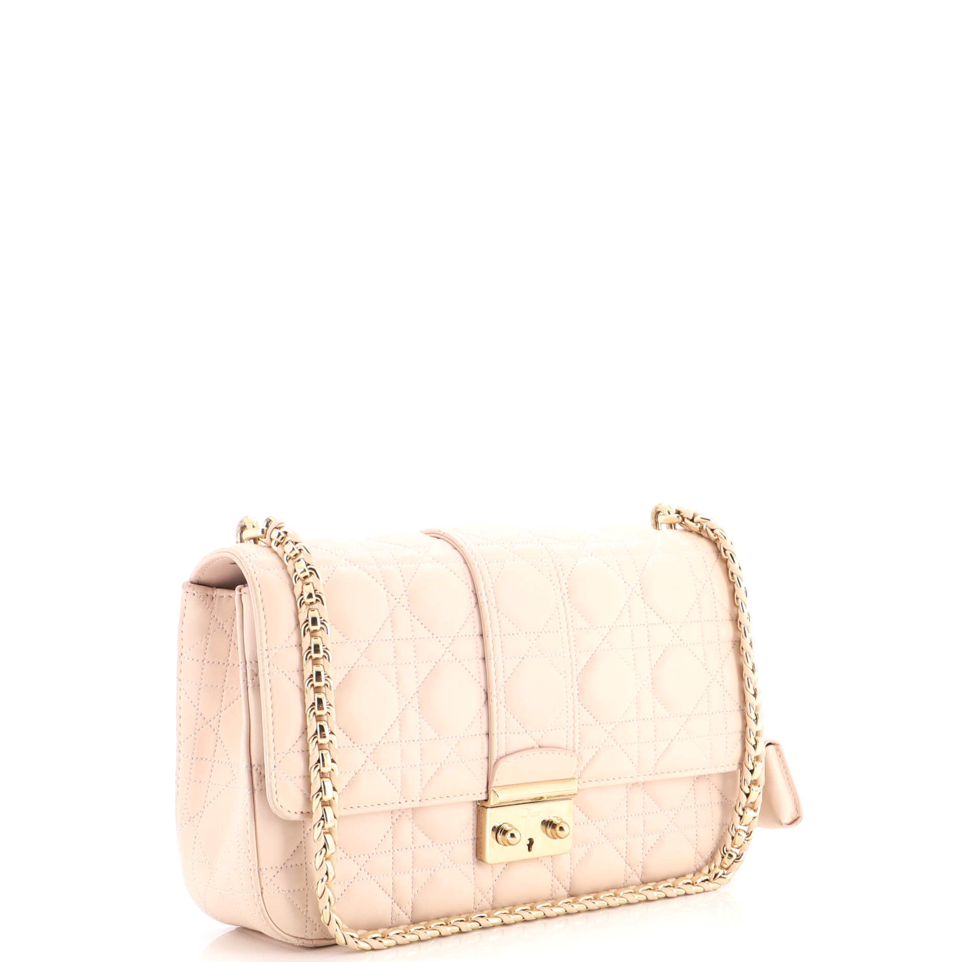 Miss Dior Flap Bag Cannage Quilt Lambskin Medium