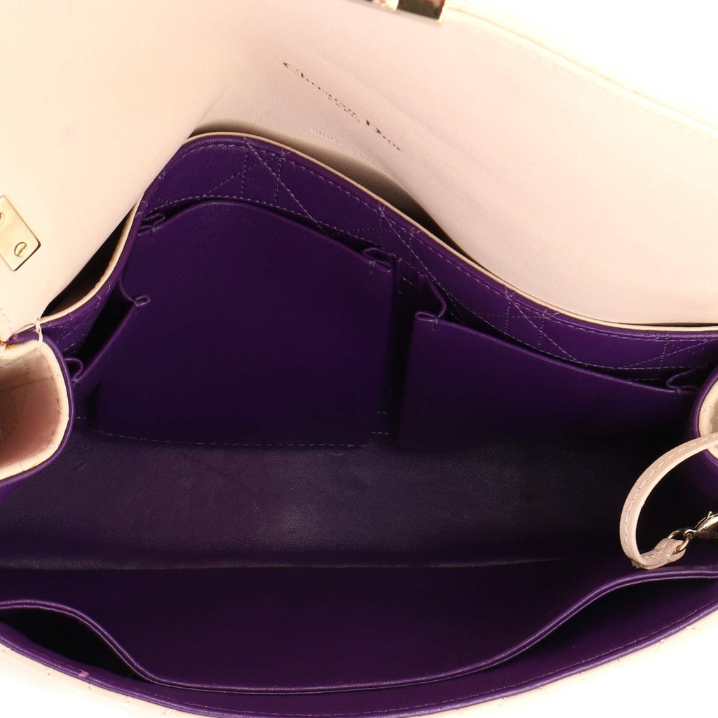 Miss Dior Flap Bag Cannage Quilt Lambskin Medium