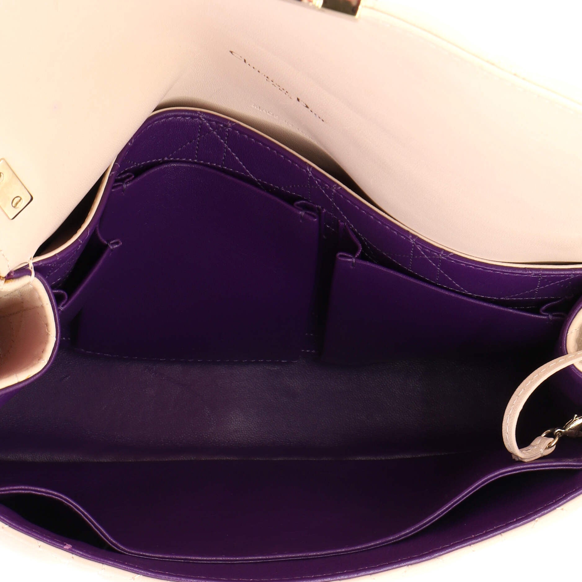 Miss Dior Flap Bag Cannage Quilt Lambskin Medium