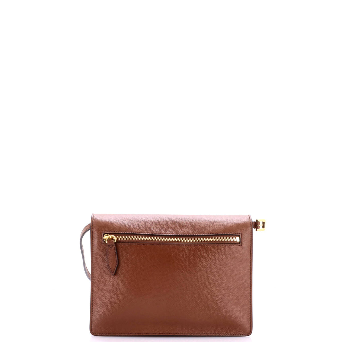 Macken Crossbody Bag Leather and House Check Canvas Small