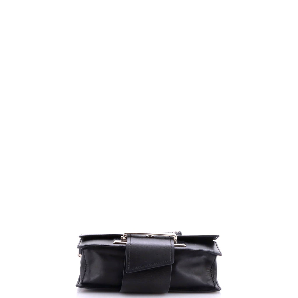 Metal Ribbon Shoulder Bag City Calfskin Small